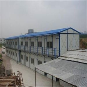 Buy cheap light steel structure K type sandwich panel prefabricated house for construction buildings from wholesalers