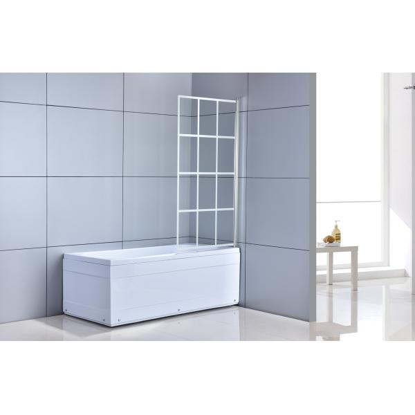 Quality Clear Glass 800x1400mm Pivot Shower Screen 6mm for sale