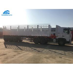 Buy cheap 600mm Side Wall Flatbed Cargo Trailer With WABCO Brake from wholesalers