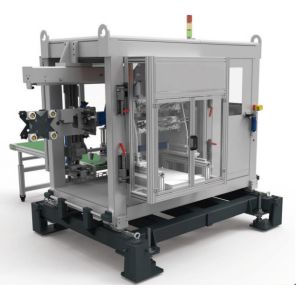 Buy cheap JB-IML2 High Speed grey Food Package In Mold Labeling（ IML ）Injection Robot Arm Packing And Palletizing Robots from wholesalers