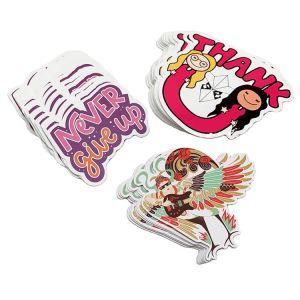 China Self Adhesive Custom Printed Gold Foil Stickers PVC Vinyl on sale