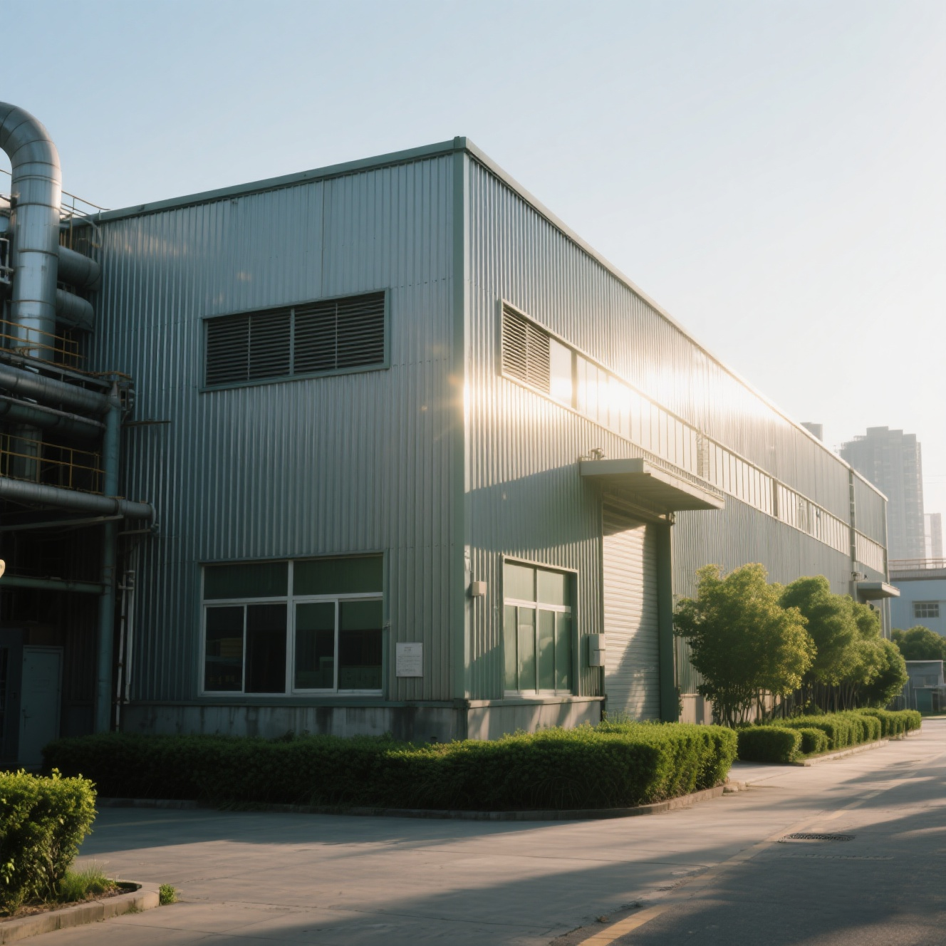 Buy cheap Custom Prefabricated Steel Warehouse Building With High Strength Frame from wholesalers