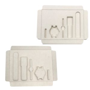 Biodegradable Molded Pulp Insert Watch Packaging Tray Molded Pulp Tray