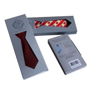 Buy cheap Tie Bag 250gsm Paper Custom Gift Boxes Folded Environmental Friendly from wholesalers