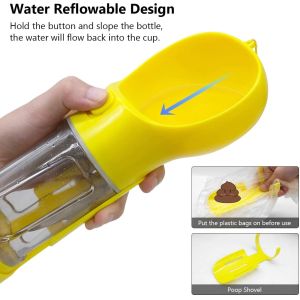 Buy cheap Portable Dog Drinking Bottle 300ML Waste Bag Holder from wholesalers