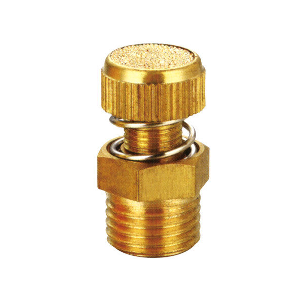 Quality SD Type Brass Pneumatic Components Speed Adjustable With Spring Silencer / Muffler for sale