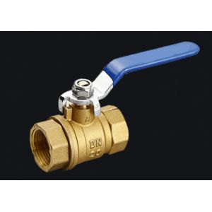 DIN3202 DN25 Threaded Brass Body PTFE Seat Ball Valve