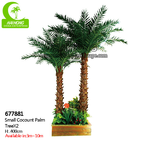 Quality Luxury 400cm Artificial Tropical Tree For Garden Landscaping for sale
