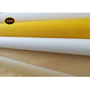 Plain Weave Polyester Silk Screen , Polyester Monofilament Mesh For Shirts