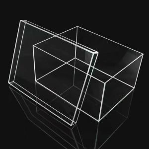 Custom Printed Clear Acrylic Boxes Acrylic containers with Lid