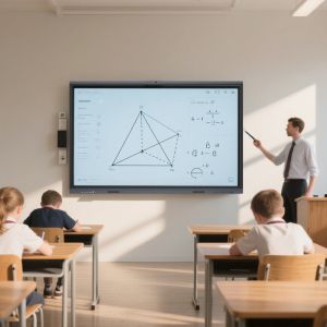 Buy cheap 65 Inch B type AI Empowered Smart Interactive Whiteboard with Android 14 and 48MP Camera for Education and Conference from wholesalers