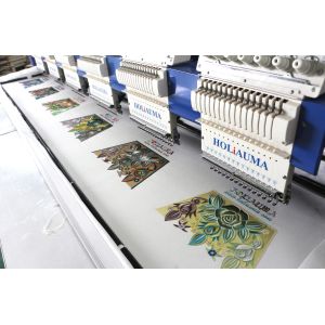 Buy cheap China best industrial embroidery machine HOLiAUMA 15 needles 400*450mm cap t-shirt flat 6 head computerised embroidery from wholesalers