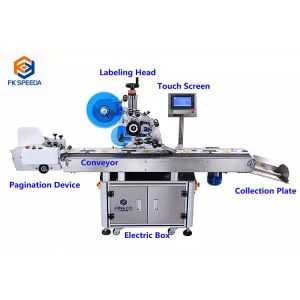 Adhesive Sticker Labeling Machine for Real-time Printing of Boxes Cards Bags and