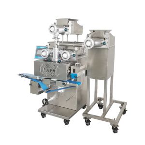 Buy cheap P188 Four Hoppers Encrusting Machine for 3-Fillings Ball and Multi-Layer Products with 220V Voltage and 400kg Weight from wholesalers