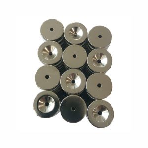 Buy cheap Strong Ring Countersunk NdFeB Neodymium Magnet With Screw Holes N42 from wholesalers