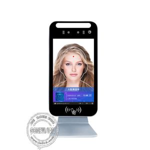 Buy cheap Android 7.1 Smart Pass Facial Recognition Thermometer With 8 LCD Screen from wholesalers