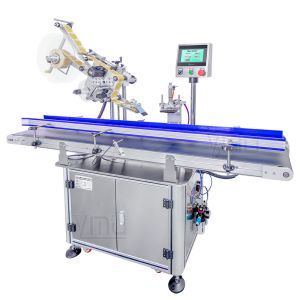 Buy cheap 2024 Automatic Flat Label Applicator Machine For Top Bottom Labeling On Boxes And Bags from wholesalers