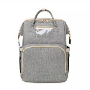 3 In 1 Polyester Solid Baby Diaper Backpack 30~40L