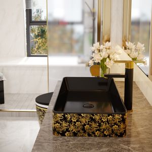 Buy cheap 600*350*110mm Sanitary Ware Basin Rectangular Ceramic Bathroom Sinks from wholesalers