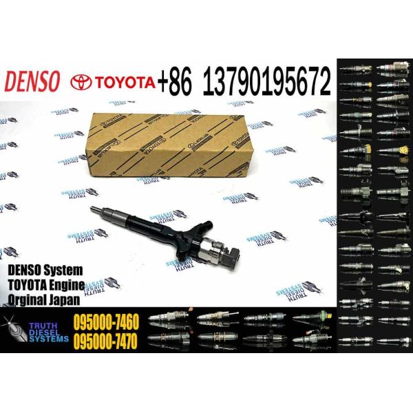 Shengda Diesel Common Rail Injector Assembly 095000-7460 23670-30260 EFI New Universal Fitment Metal