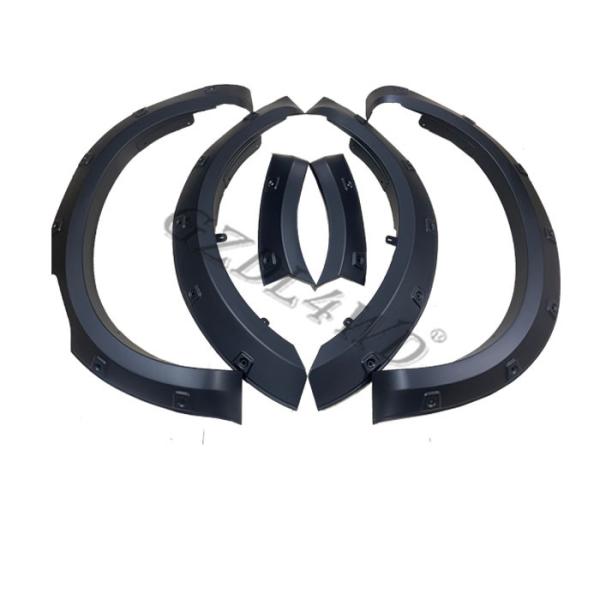 Matte Textured Black Pickup Abs Plastic Fender Flares For Toyoto