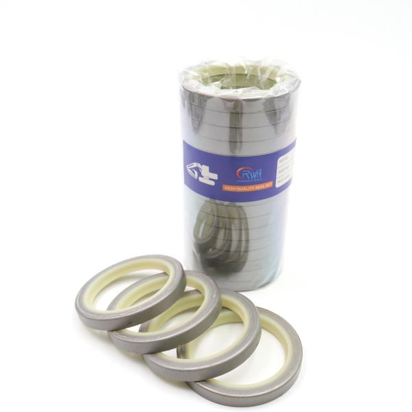 Quality DLI Dust Proof Seal , White Metal PU Hydraulic Piston Rod Seal for sale