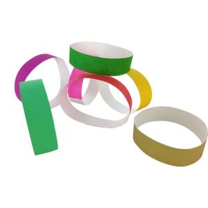 Waterproof Festival Tyvek Wristbands Sequential Numbering Barcoding for Enhanced