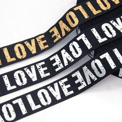 Customized Letters Pattern Soft Durable Ribbon For Underwear Waistband Jacquard