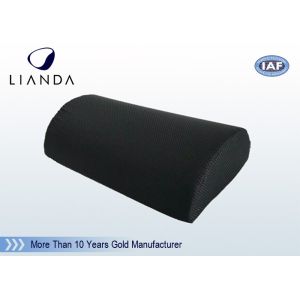 Half Cylinder Memory Foam Cushion , Black Foam Foot Rest Cushion For Office /