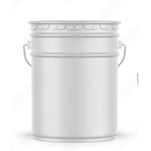 Buy cheap White Matte Metal Paint Bucket With Flower Edge Lid from wholesalers