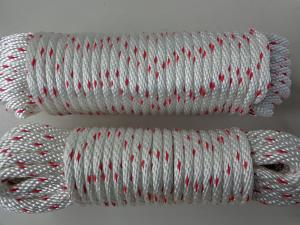 China 20 Strands Diamond Braided Rope Solid Braided Polyester Rope on sale