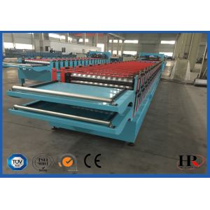 Buy cheap Double Layer Colored Steel Roof Roll Forming Machine With Uncoiling SGS Approved from wholesalers