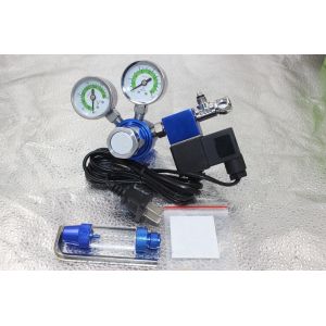 Buy cheap W21.8 G5/8 Thread Aquariums co2 regulator with solenoid valve 3500PSI output Pressure from wholesalers