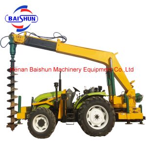 Buy cheap Top supplier pole erection machine digger for plantation from wholesalers