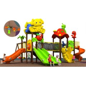 Buy cheap outdoor playground equipment with plastic slide and tube slide from wholesalers