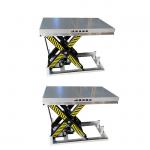 Buy cheap 1000kg Electric Stationary Scissor Lift Table Single Scissor Max Height 990mm from wholesalers