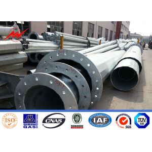 Buy cheap Q345 220kV Electrical Power Steel Transmission Pole And Distribution Pole from wholesalers