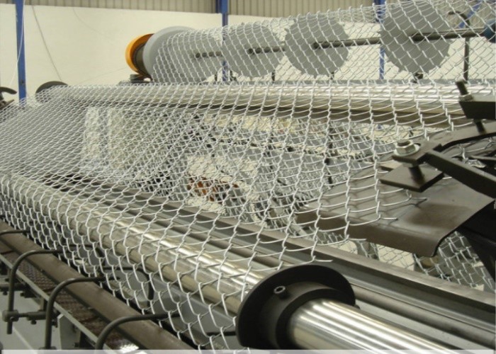 Buy cheap Construction Security Chain Link Fence Machine PLC Control Strong Impact Resistance from wholesalers