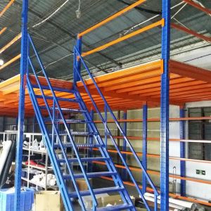 Durable Storage Industrial Mezzanine Systems Custom Size Powder Coating Surface