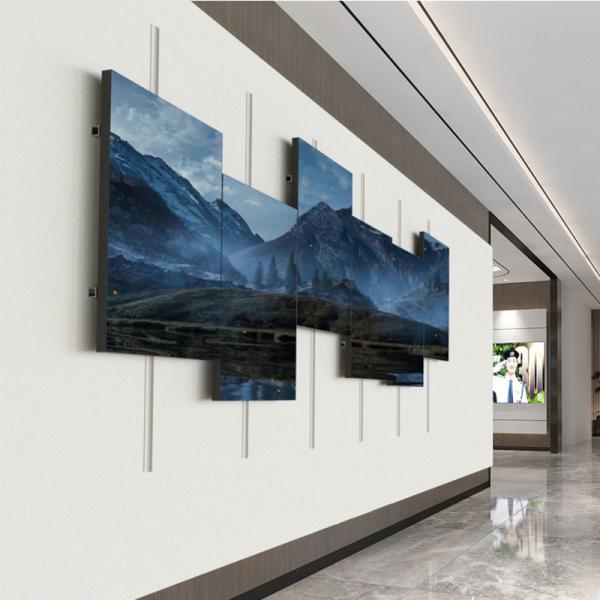 Quality Indoor Wall Mounted Sliding LED Screen HD lifting screen for sale