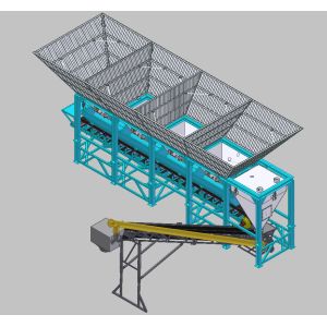 China Cement Silo 2*100t 150m3 Dry Concrete Mixing Plant on sale