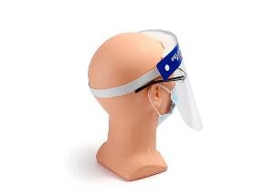 Buy cheap 32x22cm Transparent Face Shield With Adjustable Elastic Band from wholesalers