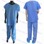 Buy cheap Protective Non Woven Disposable Patient Gown Safety Non Sterile Short Sleeve from wholesalers