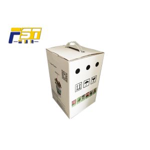 Buy cheap Grey Cardboard Corrugated Shipping Boxes CMYK 4 Color Printing Collapsible from wholesalers