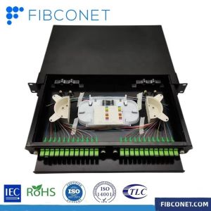 Buy cheap 24/12 Cores Sc/LC/FC/St Connector Patch Panel Optical Optic Fiber ODF Face Plate FTTH from wholesalers