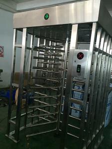 Buy cheap Two door access Prison Full Height turnstile security gates RFID card and Fingerprint Control from wholesalers