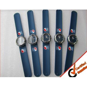 Buy cheap Custom printed slap on watch from wholesalers