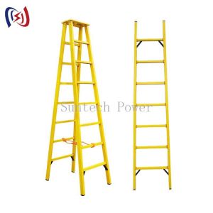 Buy cheap Professional Insulated Straight Ladder 2-8M Model with Light Epoxy Resin and 1 Year Warranty for Live Line Electrical Work from wholesalers
