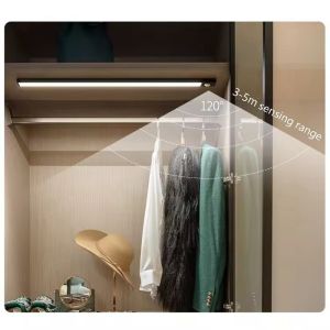 10cm-80cm LED Magnetic Motion Sensor Light Rechargeable With 120° Sensor Angle