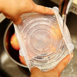 Buy cheap Silicone Stretch Lids Reusable Durable and Flexible Expandable Seal Cover Set to Fit 6 Various Sizes Shape of Containers from wholesalers